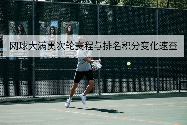 网球大满贯次轮赛程与排名积分变化速查